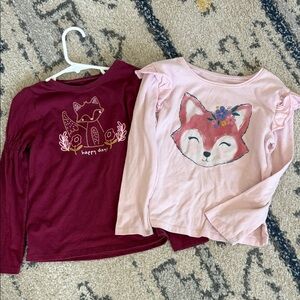 Long sleeve 5T Fox shirt bundle!